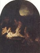 Rembrandt, The Entombent of Christ